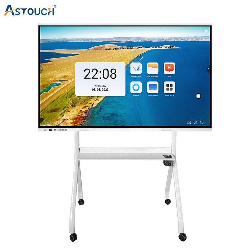 Smart 75 Inch Interactive Whiteboard Infrared Flat Touch Panel